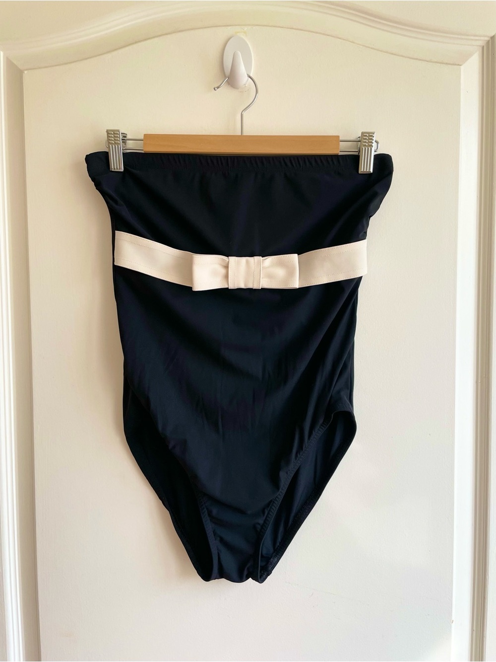 Karla Colletto Kit Bow Detail Swimsuit Strapless One piece UK 10 US 6